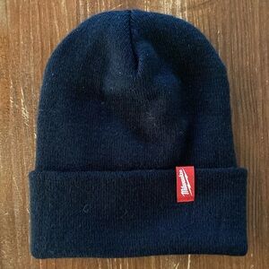 Milwaukee Black Beanie One Size -NWOT